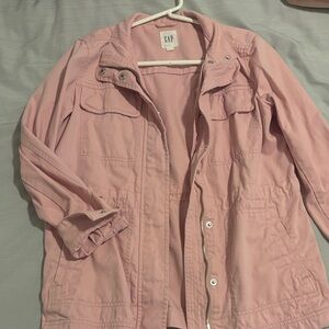 GAP Women's Light Pink Utility Jacket
